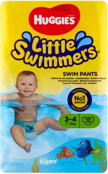 Pieluchy do pływania Huggies Little Swimmers 3-4 12 szt. (0036000183399)