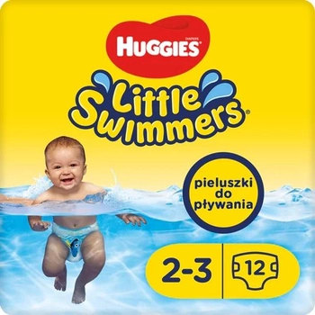 Pieluchy do pływania Huggies Little Swimmers 2-3 12 szt. (5029053537795)