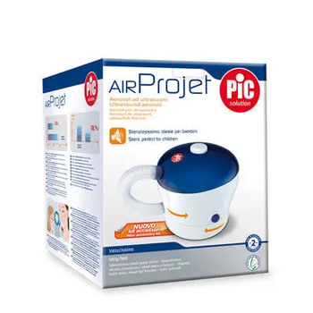 Ультразвуковий інгалятор небулайзер PIC Solution AirProjet білий (0523)