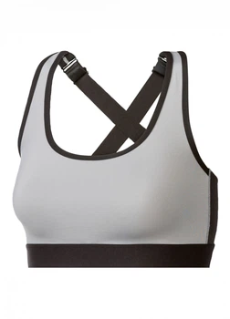 Спортивный топ с перекрещенными лямками для женщины Crivit LYCRA® 381638 XS Серый