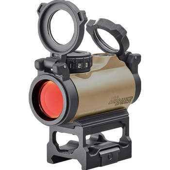 Приціл коліматорний SIG Optics ROMEO-MSR COMPACT RED DOT SIGHT, 1X20MM, 2 MOA RED DOT FDE