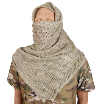 Маскувальний шарф-сітка Мультикам 1,10х1м