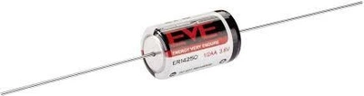 Батарейка литиевая EVE ER14250 3,6V 1/2AA 1200mAh с контактами (Li-ion)
