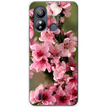Силіконовий чохол BoxFace ZTE Blade L220 Вишневі Квіти (48115-up1005)