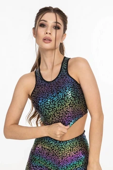 Стильний спортивний топ Totalfit T2-L Різнокольоровий XS
