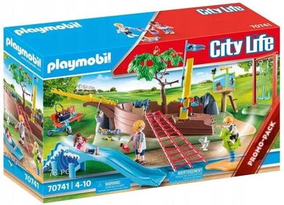 Zestaw figurek Playmobil City Life Plac zabaw z wrakiem statku (70741) (4008789707413)