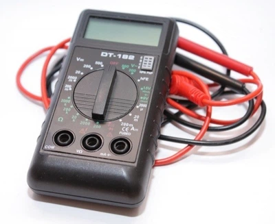 Мультиметр Digital DT-182 тестер вольтметр цифровой, черный (1015)