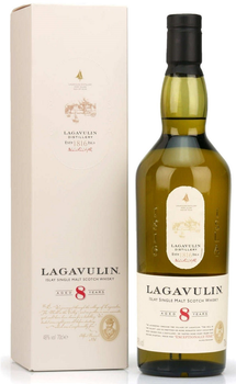 Віскі Lagavulin 8 років витримки 0.7 л 48% (5000281050553)