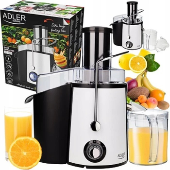 Соковыжималка Adler AD 4128 white&black - 1000-2000 Вт.