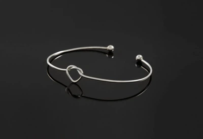 Срібний браслет з серцем (АРТ. №701) Dadiverin Jewelry