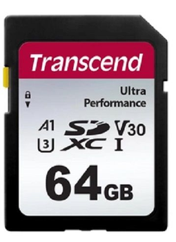 Карта пам'яті Transcend SD 64GB C10 UHS-I U3 R160/W50MB/s 4K