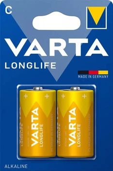 Батарейка VARTA Longlife C/LR14 1.5V лужна 2шт