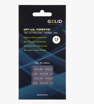 Термопрокладка Gelid GP-Ultimate 90х50х1 мм 15w/mk
