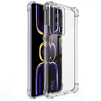 Чохол з посиленими кутами IMAK Airbag MAX Case для Xiaomi Poco F5 Pro / Redmi K60 / Redmi K60 Pro - Transparent