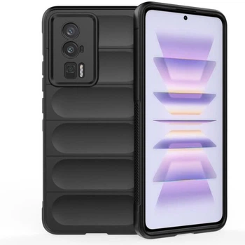 Силіконовий (TPU) чохол Deexe Terra Case для Xiaomi Poco F5 Pro / Redmi K60 / Redmi K60 Pro - Black