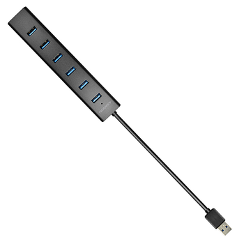 Hub USB 7 w 1 Axagon USB 3.0 (HUE-SA7BP)