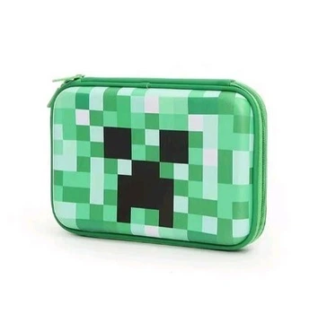 Детский школьный пенал Майнкрафт Minecraft для мальчиков на 3 отделения