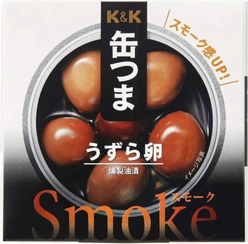 Перепелиные копченые яйца Kokubu K&K Can Tsuma Smoke Quail Egg 80 г 1 шт