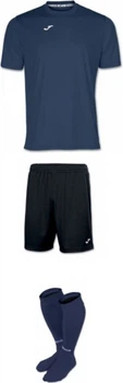 Комплект футбольной формы Joma COMBI №12 темно-синий M joma.combi.12