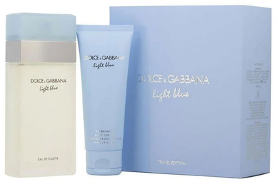 Zestaw damski Dolce&Gabbana Light Blue Women Woda toaletowa damska 100 ml + Krem do ciała 75 ml (3423473139850)