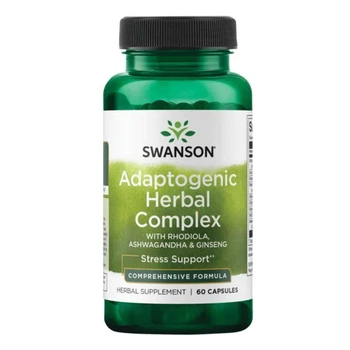 Swanson Rhodiola Ashwagandha адаптогенний комплекс ашваганди та родіоли для енергії, витривалості, фокусу та стійкості до стресу