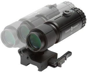Увеличитель Sightmark T-5 Magnifier 5x быстросъемный совместимый с EOTech и Aimpoint (SM19064)