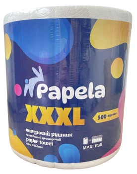 Паперові рушники Papela XXXL 500 аркушів двошарові (4820270940099)