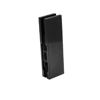 Петля для стекла Haideli HDL-110 НИЖНЯЯ нержавейка Черный