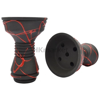 Чаша для кальяна Gusto Bowls Killa Bowls BLACK Glaze Red