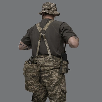 Плечевые ремни UkrArmor для тактического пояса Пиксель (мм-14)