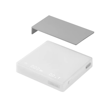 Акумуляторные кофейные весы MHW-3BOMBER Cube 2.0 White (ES6028W-OS)