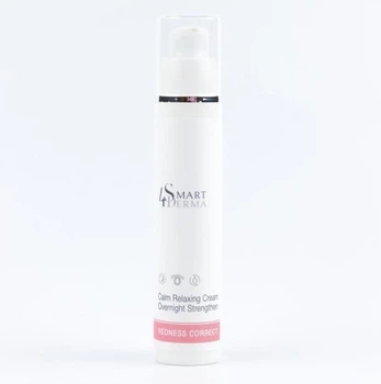 Зміцнюючий нічний крем для чутливої та куперозної шкіри Smart4Derma Redness Correct CALM RELAXING CREAM OVERNIGHT STRENGTHEN 50мл
