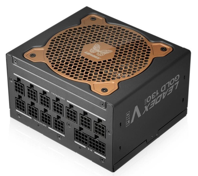 Блок питания Super Flower Leadex V Gold PRO 1000W 130mm 80+ Gold Black (SF-1000F14TG), Full Modular, Ultra-Flexible Flat Ribbon Cab