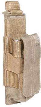 Подсумок 5.11 Tactical тактический для пистолетного магазина Pistol Bungee/Cover 56154-328 Песочный (2000980325733)