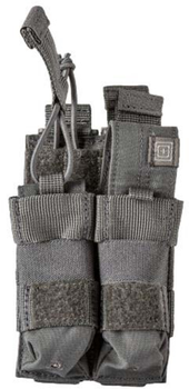 Підсумок 5.11 Tactical тактичний для двох пістолетних магазинів Double Pistol Bungee / Cover 56155-092 Сірий (2000980386758)