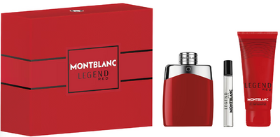 Zestaw Montblanc Legend Red Woda perfumowana 100 ml + Woda perfumowana 7.5 ml + Żel pod prysznic 100 ml (3386460130455)