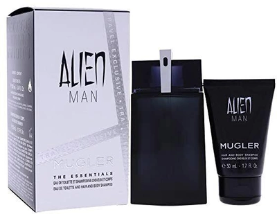 Zestaw Mugler Alien Man Woda toaletowa 100 ml + Żel pod prysznic 50 ml (3439600039559)