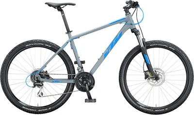 Велосипед KTM CHICAGO DISC 27.5" рама M 2020 Серо-синий (9008594419698)
