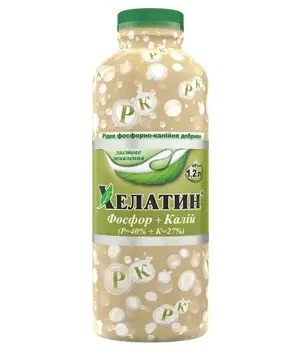Добриво Хелатин Фосфор і Калій 1,2 л Кісон