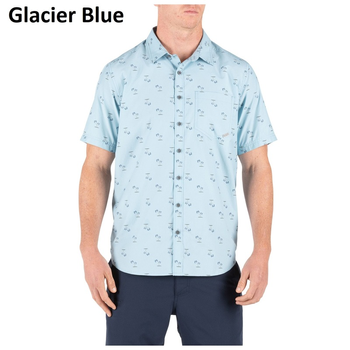 Рубашка 5.11 LIFE'S A BREACH SHORT SLEEVE SHIRT 71385 Medium, Glacier Blue