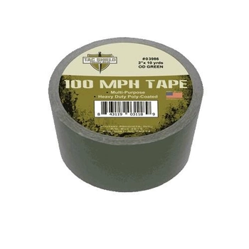 Армірована стрічка для ремонту спорядження Tac Shield 100 MPH Tape 10 Yards 0398 Олива (Drab)