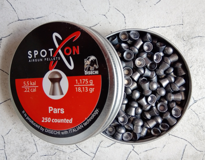 Пули Spoton Pars 1.175 гр, 250 шт, 5.5 мм