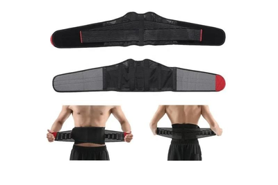 Еластичний пояс бандаж для спини Lumbar brace HSM-50228 чорний