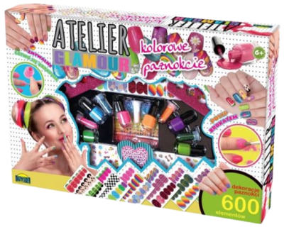Zestaw do manicure Dromader Atelier Glamour Kolorowe Paznokcie (6900360029960)