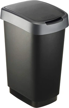 Відро для сміття Rotho Twist 25L чорний (17544)