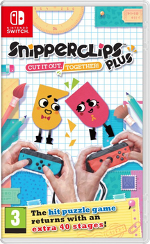 Gra Nintendo Switch Snipperclips Plus: Cut it out, together! (Kartridż) (45496421144)