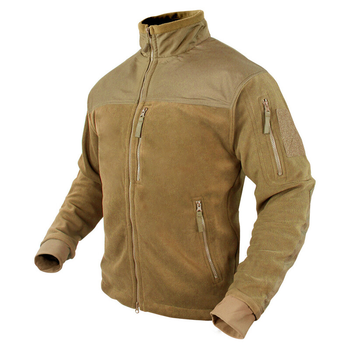 Тактична флісова куртка Condor ALPHA Mirco Fleece Jacket 601 XX-Large, Coyote Brown