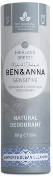 Натуральний дезодорант для тіла Ben & Anna Highland Breeze Sensitive 60 г (4260491220493)