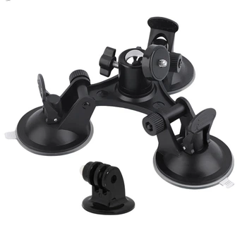 Крепление тройная присоска Triple Suction Cup для экшн камер Xiaomi YI, SJCam, GoPRO код № XTGP311 (1784)