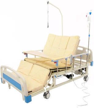 Электрическая медицинская функциональная кровать MED1 с туалетом (MED1-H01 широкая)